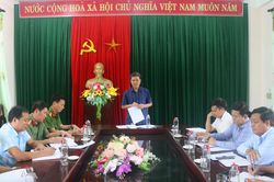 Ban Pháp chế HĐND tỉnh làm việc với Công an huyện Hải Lăng