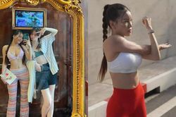 Chung khung hình với em gái Đặng Văn Lâm, Yến Xuân khoe dáng 'đỉnh'