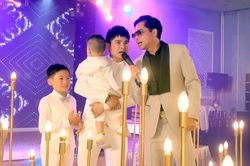 Lương Gia Huy hạnh phúc khi trở thành 'ông bố 3 con'