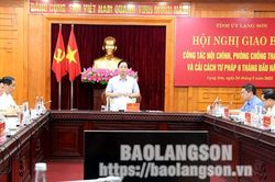 Giao ban công tác nội chính, phòng chống tham nhũng và cải cách tư pháp quý IITin khácĐẩy mạnh tuyên truyền học tập và làm theo tư tưởng, đạo đức, phong cách Hồ Chí MinhBáo chí Lạng Sơn tiếp tục đổi mới, đồng hành cùng sự phát triển của tỉnh