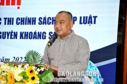 150 đại biểu dự hội nghị về thực thi chính sách pháp luật và sử dụng hiệu quả tài nguyên khoáng sảnTin khácĐẩy mạnh tuyên truyền học tập và làm theo tư tưởng, đạo đức, phong cách Hồ Chí MinhBáo chí Lạng Sơn tiếp tục đổi mới, đồng hành cùng sự phát triển c