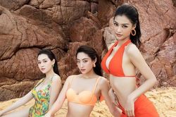 Lương Thùy Linh, Kiều Loan, Tường San diện bikini: Ai quyến rũ nhất?