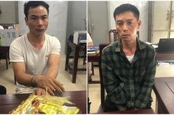 Bắt giữ 2 đối tượng mang súng ngắn và 10 viên đạn đi mua bán ma túy