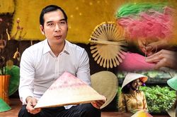 Chàng trai 'dở người' về quê nhặt lá để làm nón bồ đề đẹp ngỡ ngàng ở Hà Nội
