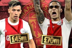 Ajax hét giá 115 triệu bảng cho bộ đôi mục tiêu của MU