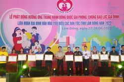 Bế mạc Liên hoan Gia đình văn hóa tiêu biểu các dân tộc tỉnh Lâm Đồng 2022