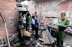 Hai người tử vong trong căn nhà bị cháy lúc rạng sáng