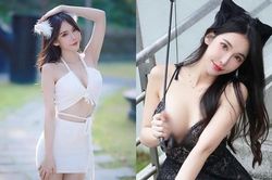 Hot girl xinh đẹp hóa miêu nữ bốc lửa thu hút mọi ánh nhìn
