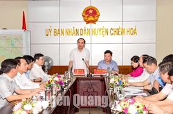 Khảo sát và thống nhất hướng tuyến Ba Bể - Na Hang
