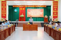 Thường trực HĐND tỉnh làm việc với Sở Nông nghiệp và PTNT