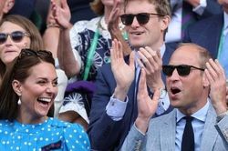 Vợ chồng Công nương Kate đến sân xem và cổ vũ Wimbledon 2022