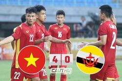 Sao HAGL lập siêu phẩm, U19 Việt Nam thắng nhàn U19 Brunei