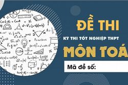 Đề thi Toán tốt nghiệp THPT 2022