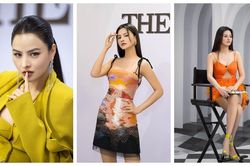 Vũ Thu Phương chuộng style cắt xẻ, rực rỡ sắc màu khi chấm The Face