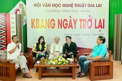 Hội Văn học Nghệ thuật Gia Lai tổ chức đêm thơ-nhạc 'Kbang ngày trở lại'