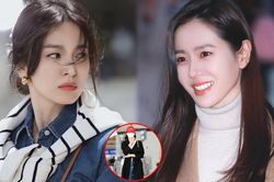 Song Hye Kyo vô tình để lộ đôi chân ngắn ngủn vì bộ đồ phản chủ, netizen chê không bằng Son Ye Jin