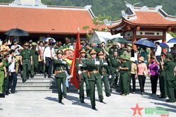 Tổ chức truy điệu và an táng hài cốt liệt sĩ tại Hà Giang