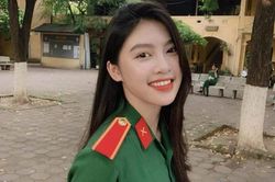 'Hot girl trường quân đội' gây sốt khi thi The Face