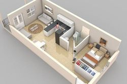 14 mẫu căn hộ 1 phòng ngủ cho người độc thân và vợ chồng trẻ