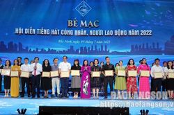 Lạng Sơn giành huy chương bạc toàn đoàn tại Hội diễn 'Tiếng hát công nhân, người lao động năm 2022'Tin khácDự án Khu đô thị mới Mai Pha: Lắng nghe để tạo đồng thuận (kỳ 3)Dự án Khu đô thị mới Mai Pha: Lắng nghe để tạo đồng thuận (kỳ 2)