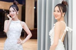 Gặp sự cố chảy máu chân trong hậu trường, Á hậu Thụy Vân vẫn rạng rỡ khi lên sóng