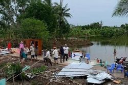 Mưa dông gây thiệt hại 752 căn nhà của người dân Cà Mau