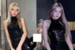 Mặc lại đồ giống với Lisa, Thiều Bảo Trâm nhận cơn mưa lời khen