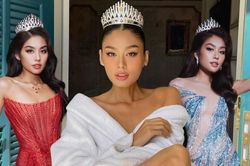 Thảo Nhi Lê sau khi đạt Á hậu 1: Lúc gợi cảm, khi hờ hững chụp ảnh cùng vương miện