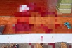 Nghệ An: Bị hàng xóm chém khi đang ngủ, 4 người thương vong