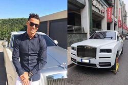 Rolls-Royce Cullinan của Cristiano Ronaldo bị 'khóa chân' vì đỗ sai