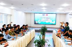 Hội đàm giữa Hội CCB tỉnh Quảng Trị và Liên hiệp Hội CCB tỉnh Savannakhet, Salavan