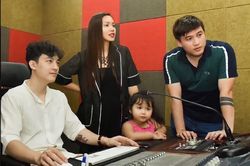 Ngọc Anh thu âm ca khúc được ông xã viết tặng riêng cho mình