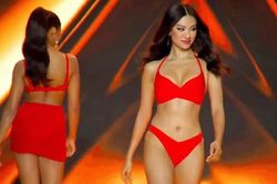 Cú xoay người, vuốt tóc đầy mê hoặc của Kim Duyên tại Miss Supranational 2022