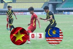 Phung phí cơ hội, U19 Việt Nam đại bại trước Malaysia