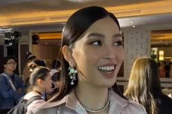 Bất ngờ bị hỏi chuyện Đỗ Mỹ Linh lên xe hoa, Hoa hậu Tiểu Vy có phản ứng ra sao?