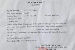 Vụ con 3 tuổi còn sống, mẹ làm giấy khai tử: Cán bộ xin rút kinh nghiệm