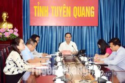 Chuẩn bị Hội nghị truyền thông về Lễ đón nhận Bằng ghi danh thực hành Then và Lễ hội Thành Tuyên