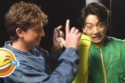 Cảnh 'cute' khi quay 'Left And Right' của Jungkook BTS và Charlie Puth