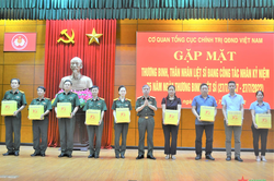 Cơ quan Tổng cục Chính trị gặp mặt thương binh, thân nhân liệt sĩ đang công tác