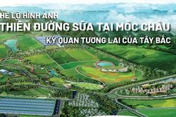 Hé lộ hình ảnh Thiên đường sữa tại Mộc Châu - kỳ quan tương lai của Tây Bắc