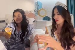Đại diện Campuchia out top, Kim Duyên an ủi cô bạn láng giềng bằng đồ ăn Việt Nam