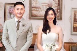 Rò rỉ ảnh cưới của Hoa hậu Thùy Tiên và Quang Linh Vlog, thực hư ra sao?
