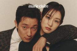 Son Seok Koo tình tứ với Kim Ji Won trên bìa tạp chí