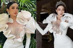 Mặc lại váy 3D của Lương Thùy Linh, Á hậu chuyển giới Lương Mỹ Kỳ khoe nhan sắc lộng lẫy