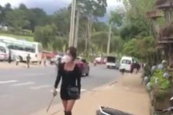Làm rõ vụ 'hotgirl' xách dao cùng nhóm đối tượng rượt đuổi nhau ở TP.Đà Lạt