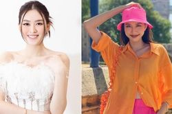 Á hậu Tường San khoe vai trần kiêu sa với váy lông vũ, Thùy Tiên đổi style cá tính ở trời tây