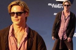Brad Pitt mặc váy dự thảm đỏ sự kiện ra mắt phim mới