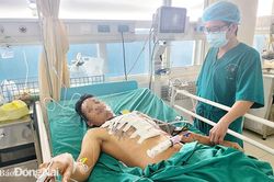 Khẩn cấp cứu sống bệnh nhân bị thủng tim, thủng phổi