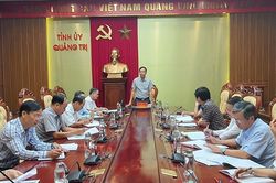 Thường trực Tỉnh ủy duyệt nội dung Đại hội Hội Chữ thập đỏ tỉnh nhiệm kỳ 2022 - 2027