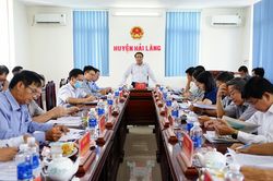 Phấn đấu đưa huyện Hải Lăng đạt chuẩn nông thôn mới vào cuối năm 2023
